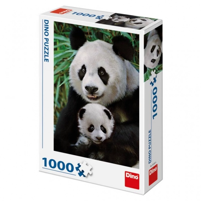 Puzzle Panda con Cucciolo 1000 Pezzi