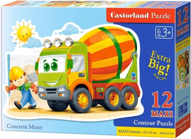 Puzzle Maxi Betoniera per bambini