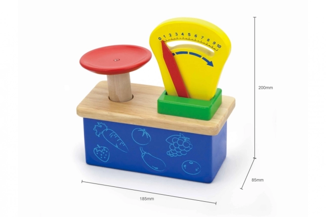 Bilancia in legno per bambini