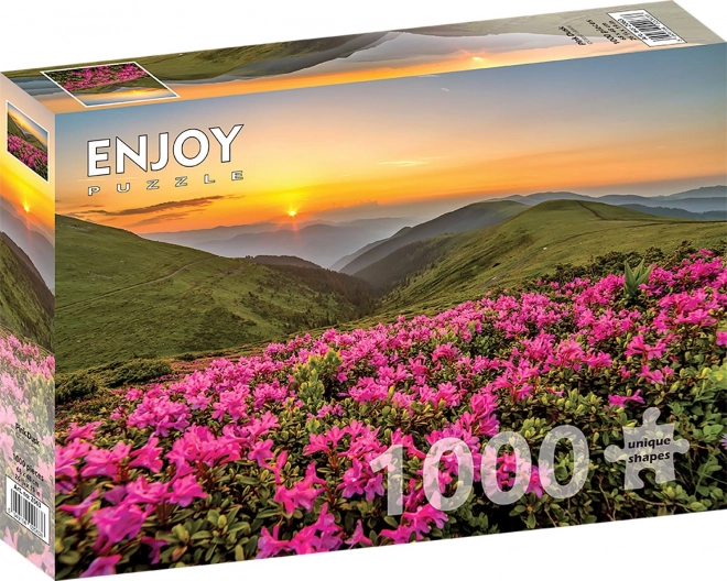 Puzzle Tramonto Rosa 1000 Pezzi