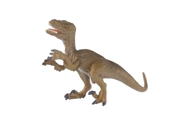 Velociraptor giocattolo in plastica 16cm in sacchetto