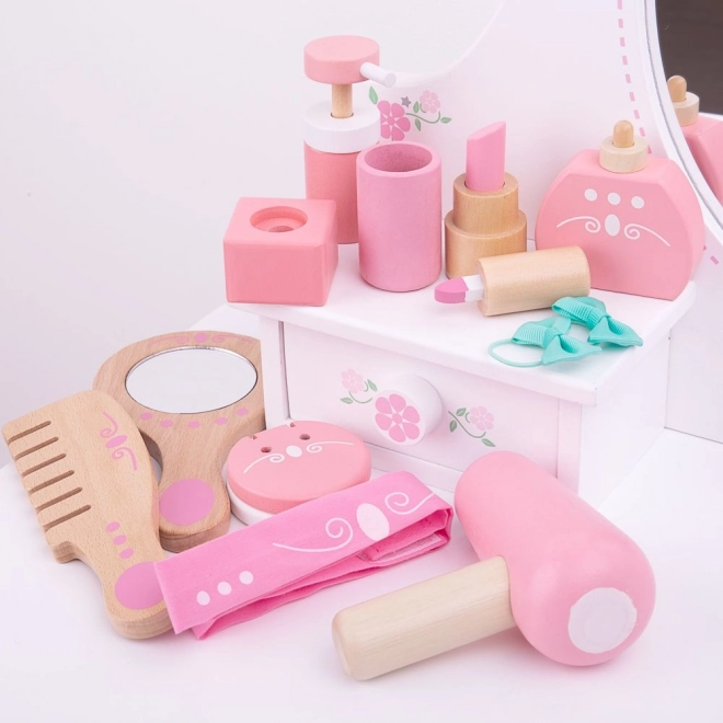 Set cosmetico in legno per bambini di Bigjigs