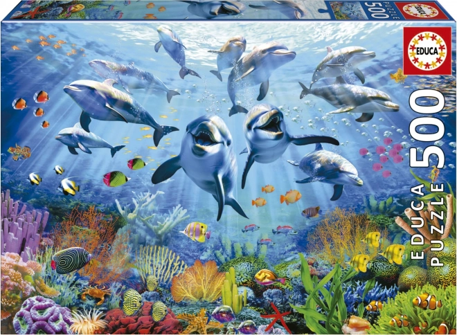 Puzzle educativo divertimento sott'acqua 500 pezzi