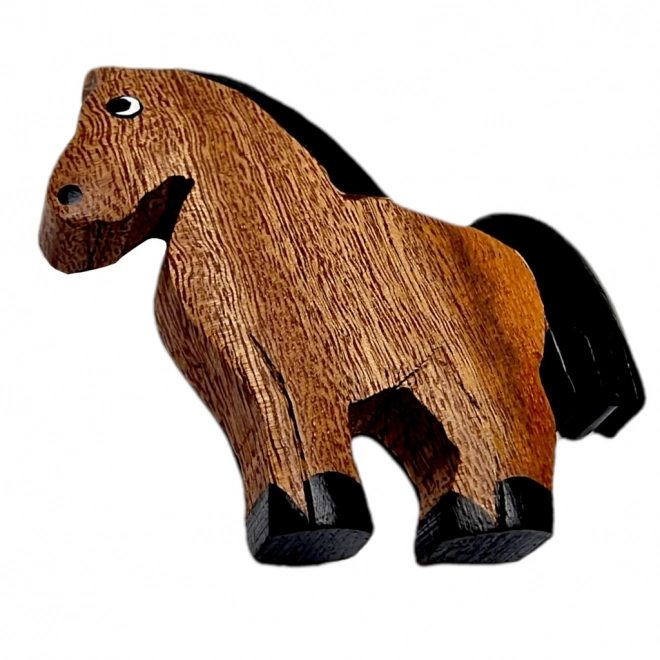 Magnete in legno decorativo Cavallo