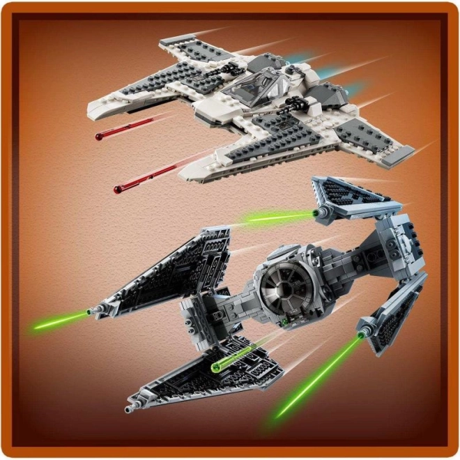 Set Battaglia Mandaloriana Fang Starfighter e TIE Interceptor