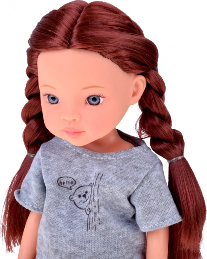 Lunghi capelli di raso da pettinare