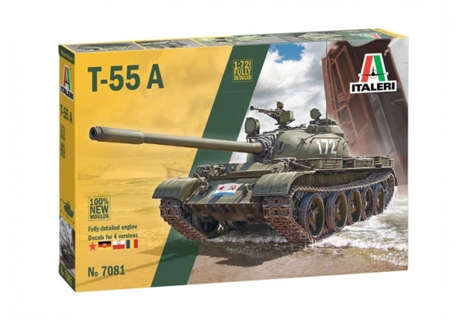 Modello da montare carro armato medio T-55A