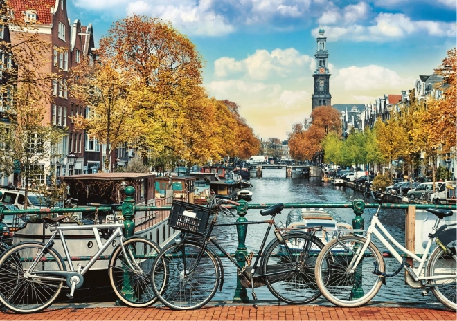 Puzzle TREFL Wanderlust: Autunno ad Amsterdam 1000 pezzi