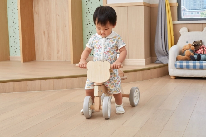 Bicicletta a Spinta Orso Polare in Legno