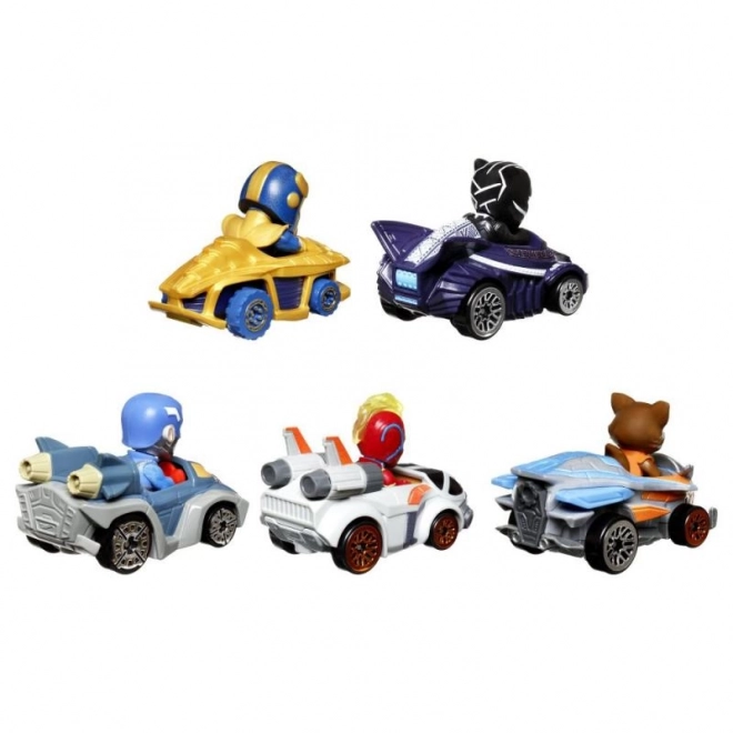 Set 5 Macchinine Racerverse di Hot Wheels Marvel