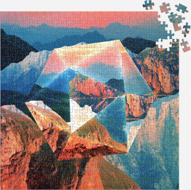 Puzzle Quadrato Galison Prisma Naturale 500 Pezzi