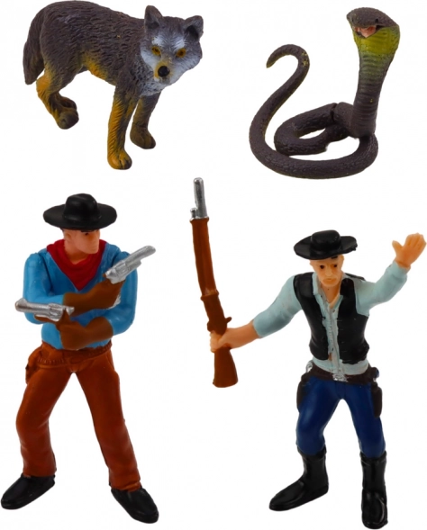 Set cowboy western con figurine