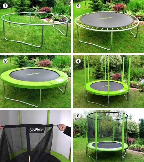 Trampolino da giardino 180 cm SKY FLYER