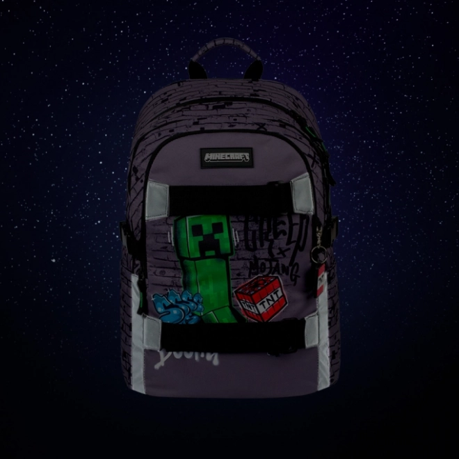 zaino scolastico Baagl Skate Minecraft TNT
