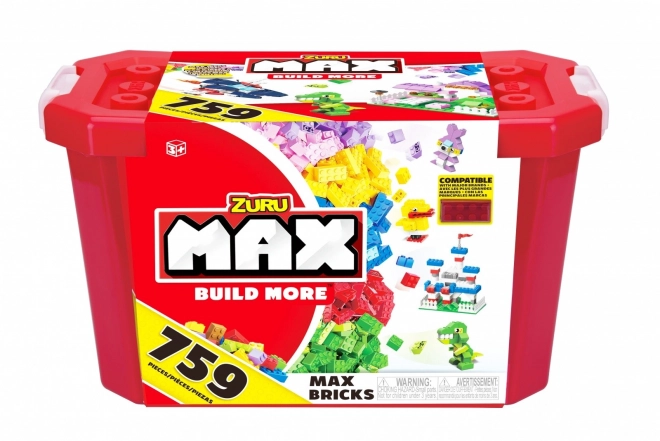 Set di costruzioni ZURU Max Build 759 pezzi