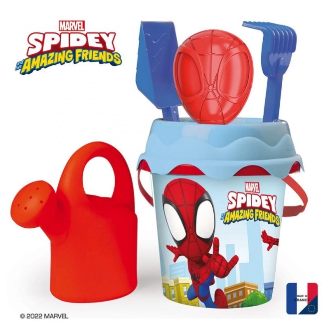 Secchiello Spiaggia Spidey con Accessori