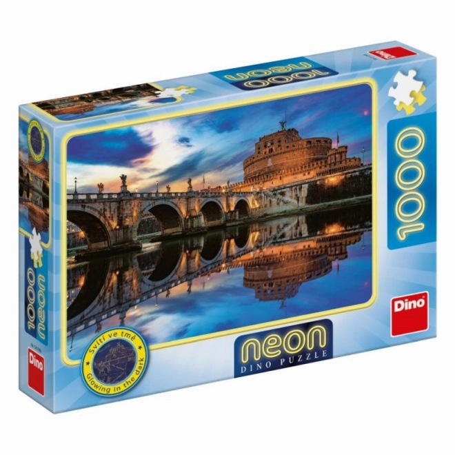 Puzzle luminescenti Castello degli angeli 1000 pezzi