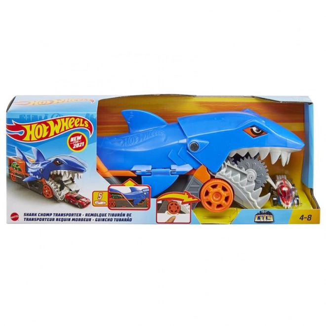Trasportatore di Veicoli City Squalo Hot Wheels