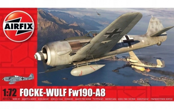 Modello da assemblare Focke Wulf Fw190A 8