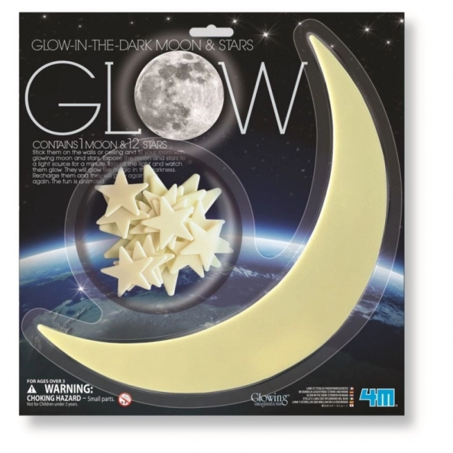 Set Stellato Bagliore Luna e Stelle