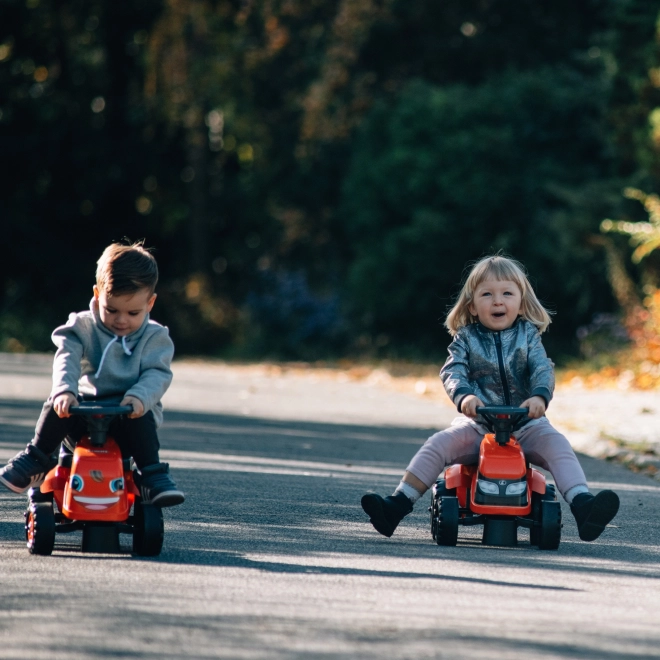 Trattore a pedali per bambini Kubota con rimorchio e accessori