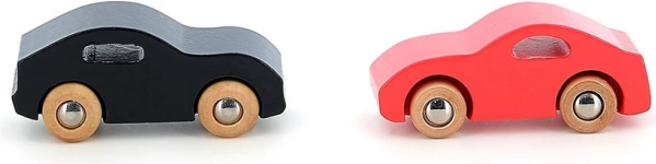Set di 4 macchinine di legno Vilacity