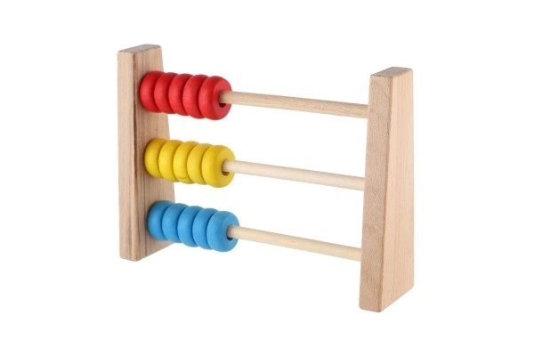 Contatore di legno colorato per bambini