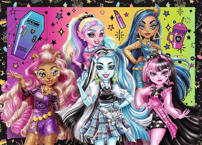 Puzzle Monster High: giornata elettrizzante 4 in 1