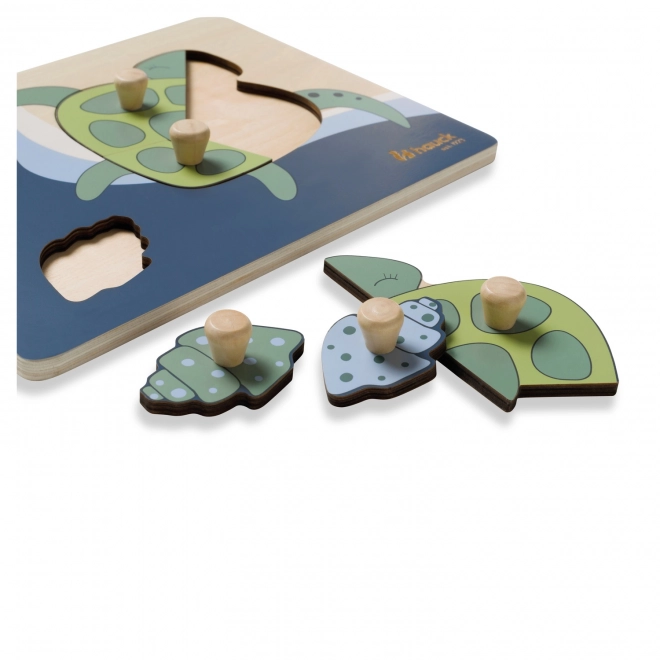 Puzzle in legno - Tartaruga