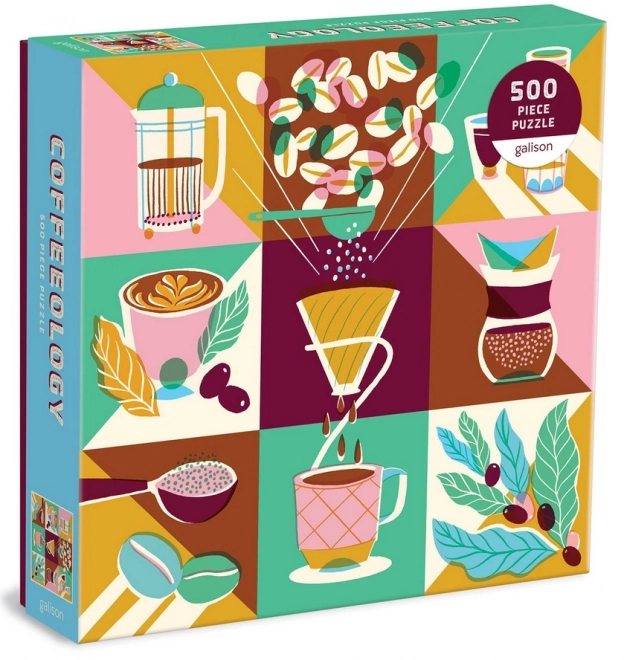 Puzzle quadrato Coffeeology 500 pezzi