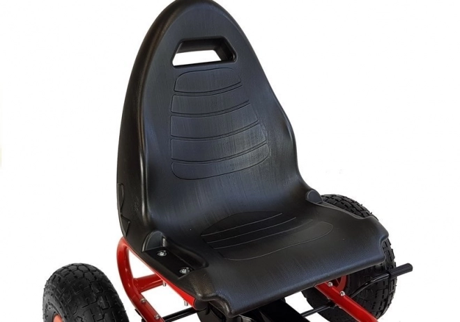 Gokart a pedali rosso per bambini