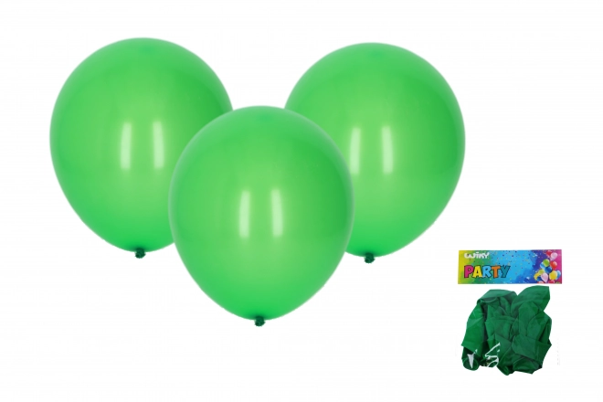 Pacco da 10 Palloncini Gonfiabili Verdi 30cm