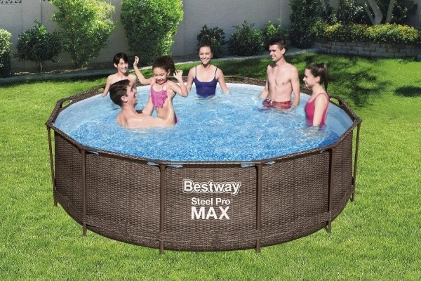 Piscina con filtraggio 366 x 100cm in scatola 43x115x36cm