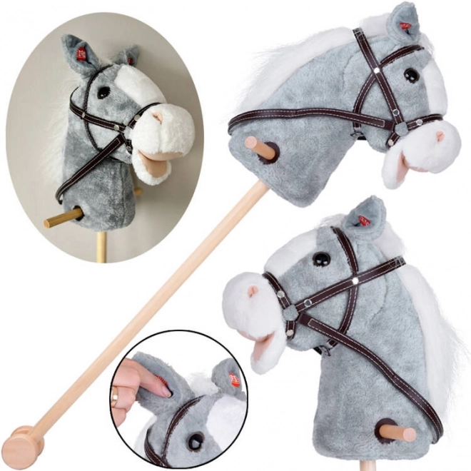 Cavallo Giocattolo Hobby Horse con Suoni e Movimenti