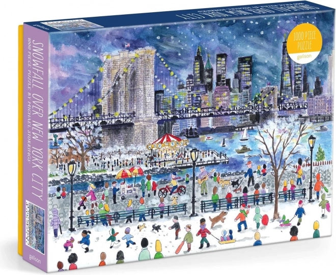 Puzzle tempesta di neve su New York 1000 pezzi GALISON