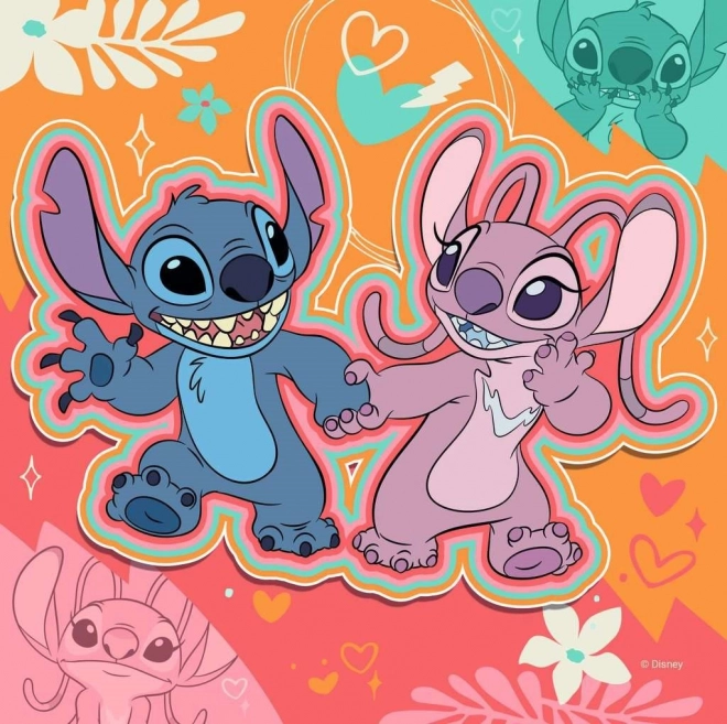 Puzzle Disney Stitch 3x49 pezzi