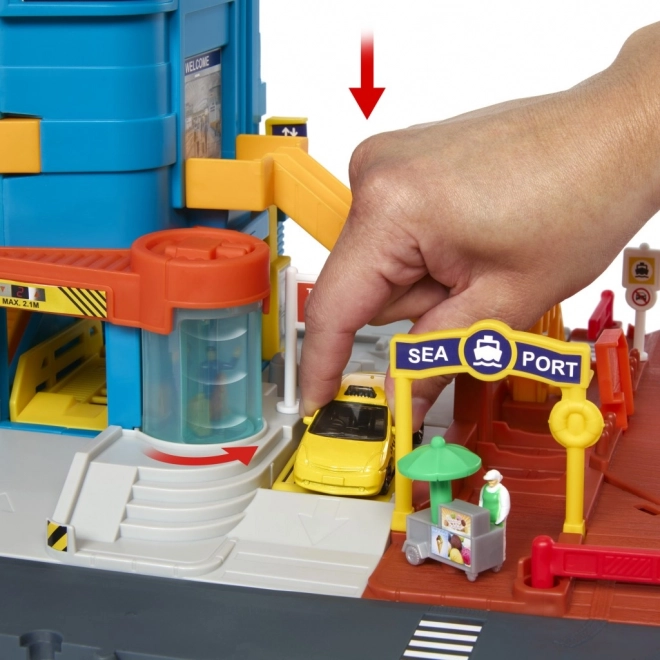 Matchbox action drivers centro di trasporto avventure reali