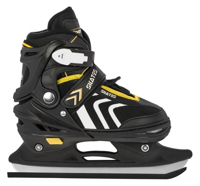 Set 4 in 1 Pattini Pattini a Rotelle Pattini da Ghiaccio per Bambini Taglia 39-43 Blu – Gialla