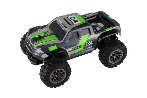 Pick-up RC fuoristrada grigio-verde a batteria