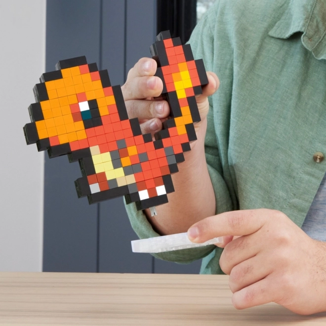 Mega Bloks Pokémon pixel art - Charmander