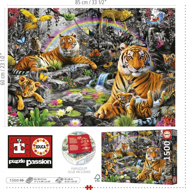 Puzzle La Grande Giungla 1500 Pezzi