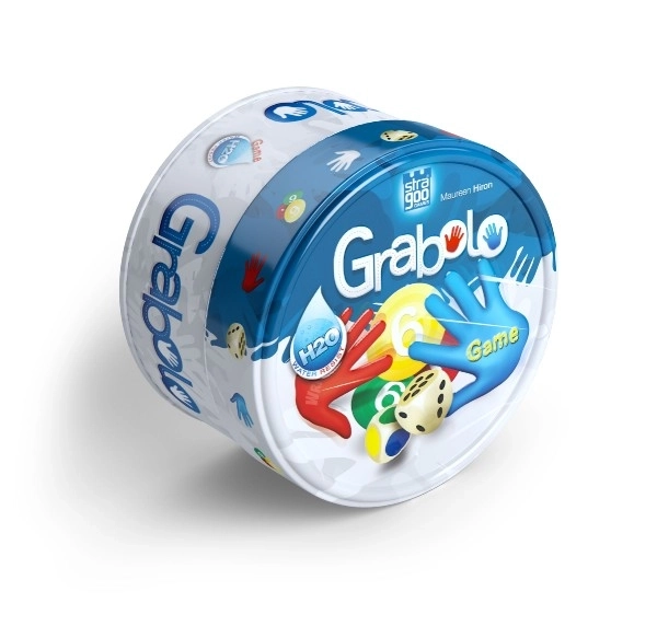 Gioco da tavolo Grabolo in scatola di latta