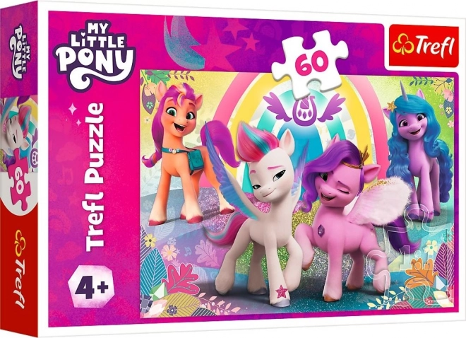 Puzzle 60 pezzi Il mondo dell'amicizia My Little Pony