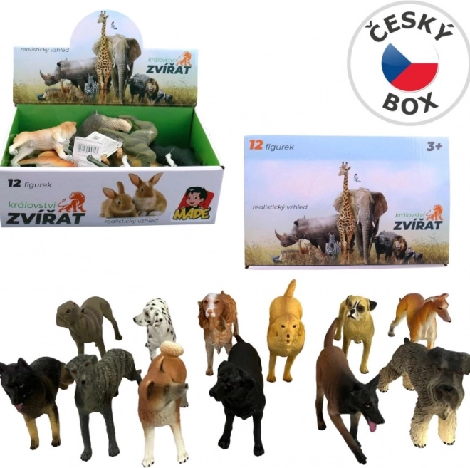 Cane di plastica interattivo 12 pezzi in confezione