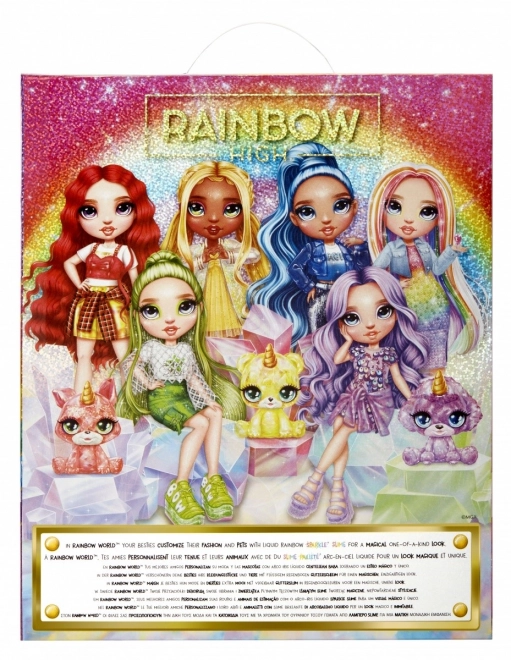 Fashion doll Rainbow High con animaletto - Sunny Madison