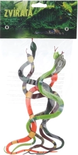 Animali di plastica Serpenti 5 pezzi in sacchetto