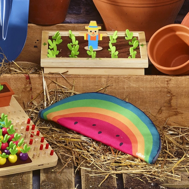 Perline in legno da infilare frutta e verdura