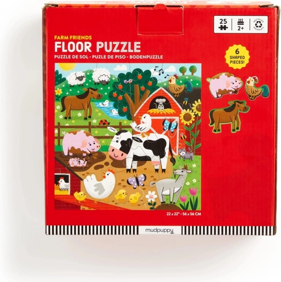 Mudpuppy puzzle da pavimento Amici della fattoria