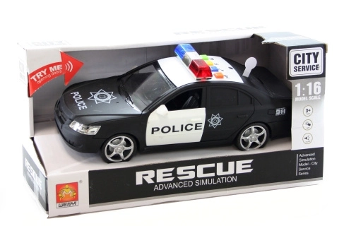 Auto della polizia a batteria