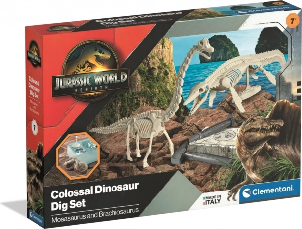 set per scavi di fossili jurassic world – clementoni
